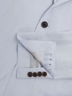 Reiss Soft Blue Kin Slim Fit Single Breasted Linen Blazer 12 Reiss Soft Blue Kin Slim Fit Single Breasted Linen Blazer -Reiss D97 868s6