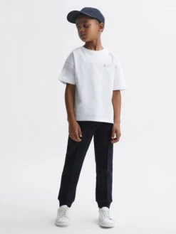 Reiss White Paracas Junior Motif Cotton T-Shirt 11 Reiss White Paracas Junior Motif Cotton T-Shirt -Reiss D97 870s5