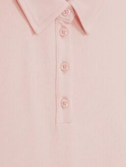 Reiss Pink Eva Senior Cropped Polo Shirt -Reiss D98 879s6
