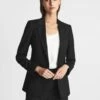 Reiss Black Haisley Single Breasted Blazer