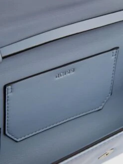 Reiss Powder Blue Delphine Diamanté Buckle Satin Clutch 12 Reiss Powder Blue Delphine Diamanté Buckle Satin Clutch -Reiss N4X874s6