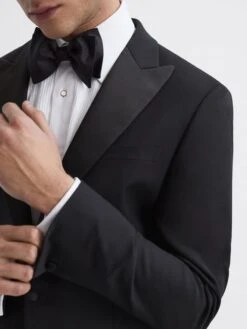 Reiss Black Poker Modern Fit Performance Dinner Jacket -Reiss T78 453s4